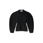 Destree Structured black embroided knit jacket - Destree - Graphic Parisian Fashion - Shop at Coveti
