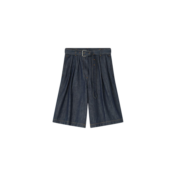 Dries Van Noten Belted Denim Shorts