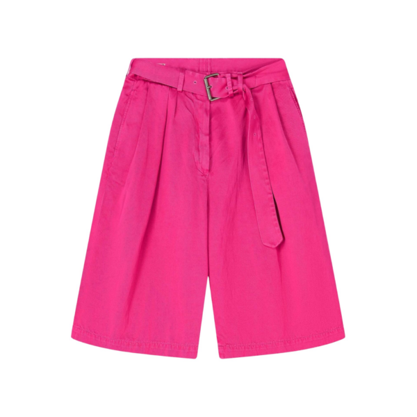 Dries Van Noten Belted Overdyed Shorts - Dries Van Noten Shorts - Belgian Fashion Design - Shop at Coveti