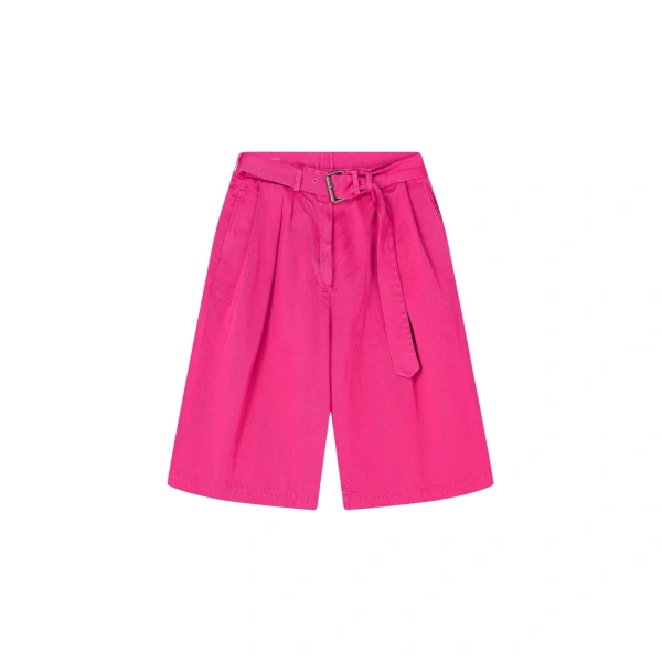 Belted Overdyed Shorts