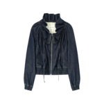 Dries Van Noten Denim Cocoon Blouson - Dries Van Noten Tops - Belgian Fashion Design - Shop at Coveti