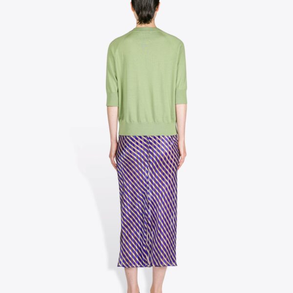 Dries Van Noten Devoré Midi Skirt - Dries Van Noten Skirts - Belgian Fashion Design - Shop at Coveti