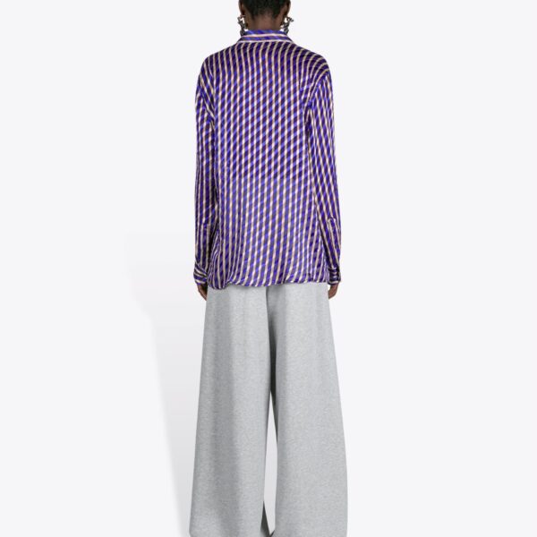 Dries Van Noten Devoré Shirt - Dries Van Noten Tops - Belgian Fashion Design - Shop at Coveti