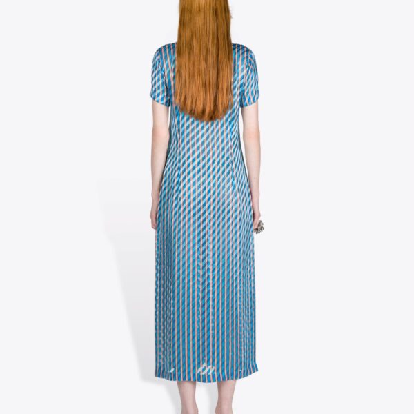 Dries Van Noten Devoré Shirt Dress - Dries Van Noten Dresses - Belgian Fashion Design - Shop at Coveti
