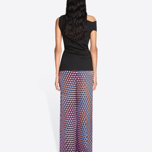 Dries Van Noten Elasticated Silk Pants - Dries Van Noten Pants - Belgian Fashion Design - Shop at Coveti