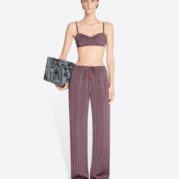 Dries Van Noten Elasticated Viscose Silk Pants - Dries Van Noten Pants - Belgian Fashion Design - Shop at Coveti