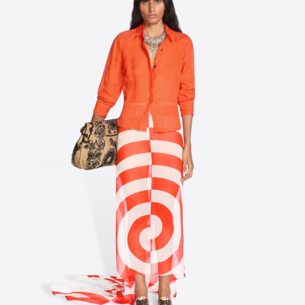 Dries Van Noten Fitted Mini Shirt - Dries Van Noten Tops - Belgian Fashion Design - Shop at Coveti