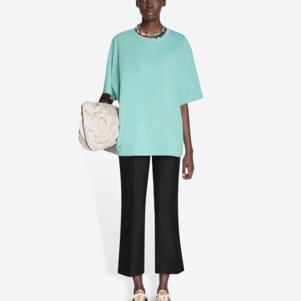 Dries Van Noten Loose Cotton Tee - Dries Van Noten Tops - Belgian Fashion Design - Shop at Coveti