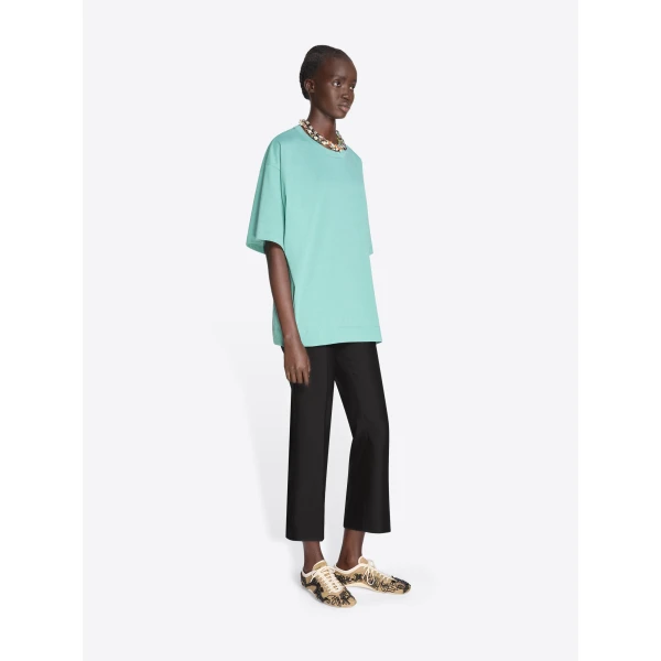 Dries Van Noten Loose Cotton Tee Top, view 3