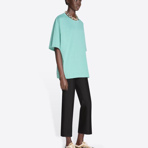Dries Van Noten Loose Cotton Tee - Dries Van Noten Tops - Belgian Fashion Design - Shop at Coveti