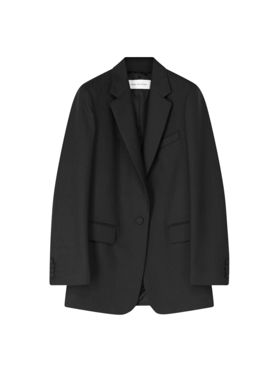 Dries Van Noten Loose Fit Wool Blazer