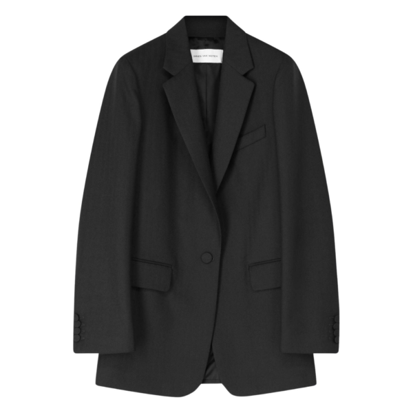 Dries Van Noten Loose Fit Wool Blazer - Dries Van Noten Jackets - Belgian Fashion Design - Shop at Coveti