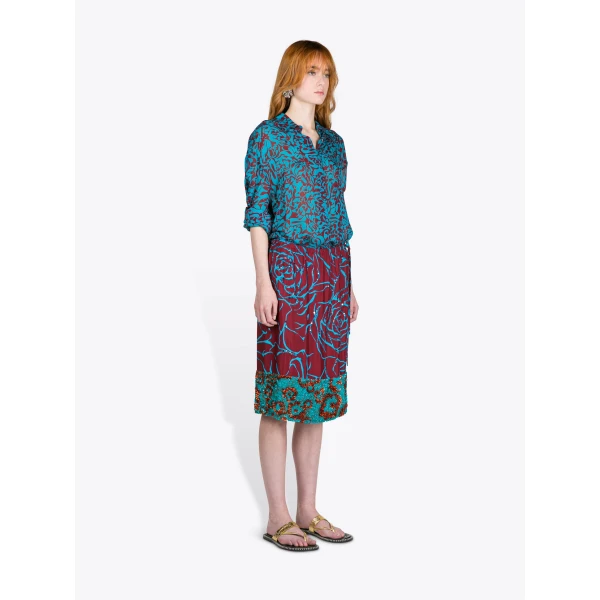 Dries Van Noten Loose Viscose Shirt, view 3