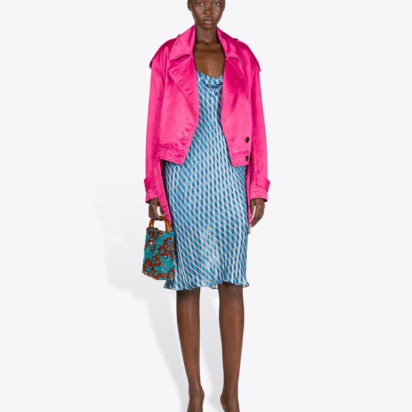 Dries Van Noten Overdyed Biker Jacket - Dries Van Noten Jackets - Belgian Fashion Design - Shop at Coveti