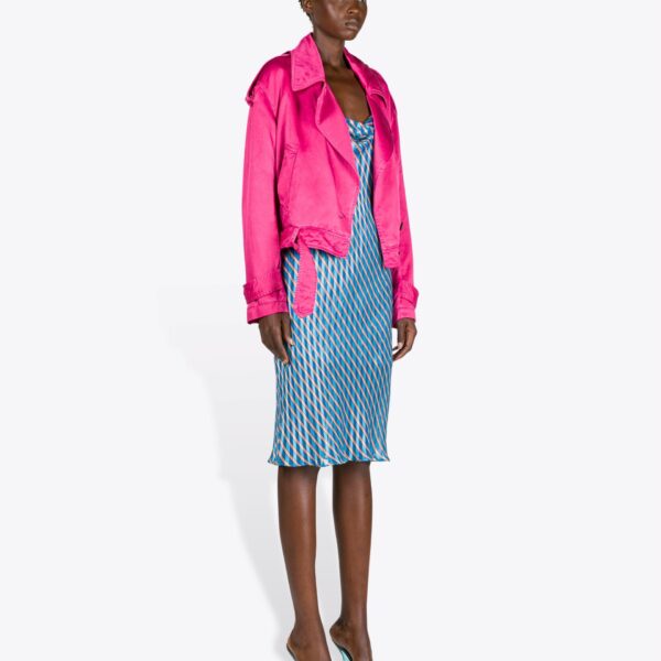 Dries Van Noten Overdyed Biker Jacket - Dries Van Noten Jackets - Belgian Fashion Design - Shop at Coveti