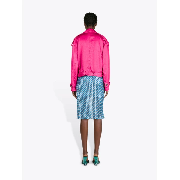 Dries Van Noten Overdyed Biker Jacket, view 4