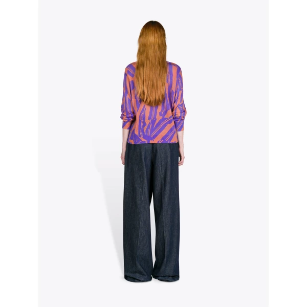 Dries Van Noten Printed Cotton Sweater, view 4