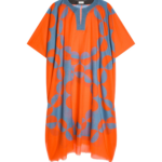 Dries Van Noten Printed Kaftan - Dries Van Noten Dresses - Belgian Fashion Design - Shop at Coveti