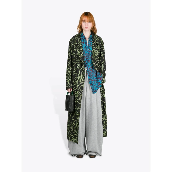 Dries Van Noten Printed Mac Coat, view 2