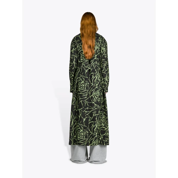 Dries Van Noten Printed Mac Coat, view 4