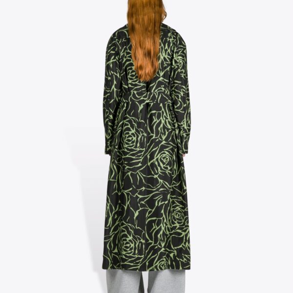 Dries Van Noten Printed Mac - Dries Van Noten Coats - Belgian Fashion Design - Shop at Coveti