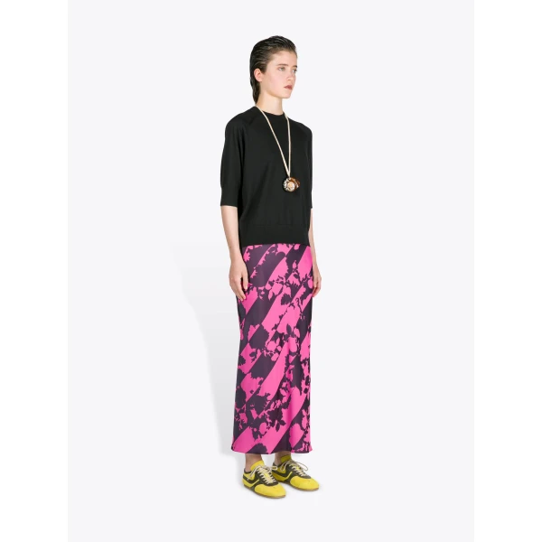 Dries Van Noten Printed Midi Skirt, view 3