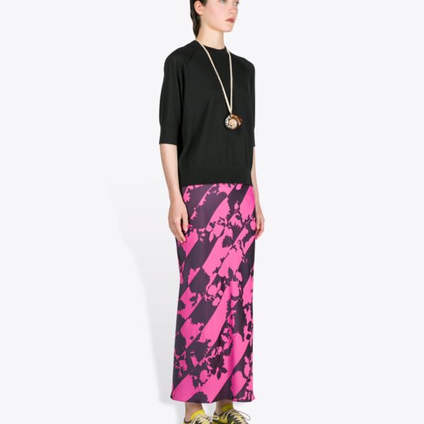 Dries Van Noten Printed Midi Skirt - Dries Van Noten Skirts - Belgian Fashion Design - Shop at Coveti