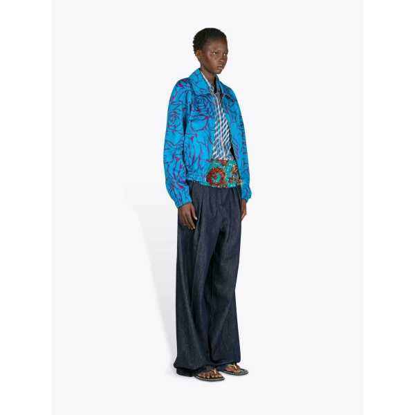 Dries Van Noten Reversible Cotton Blouson Top, view 3