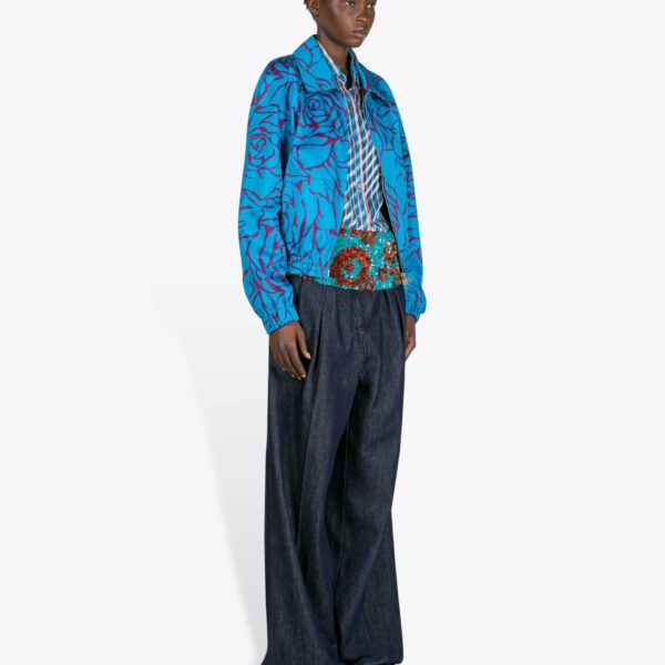 Dries Van Noten Reversible Cotton Blouson - Dries Van Noten Tops - Belgian Fashion Design - Shop at Coveti