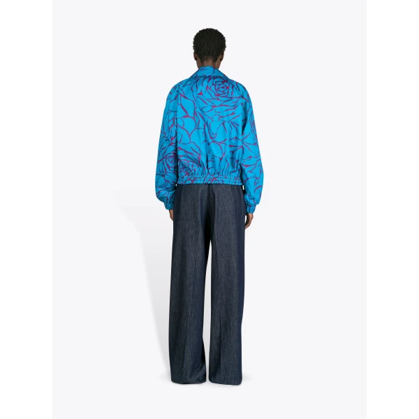 Dries Van Noten Reversible Cotton Blouson Top, view 4