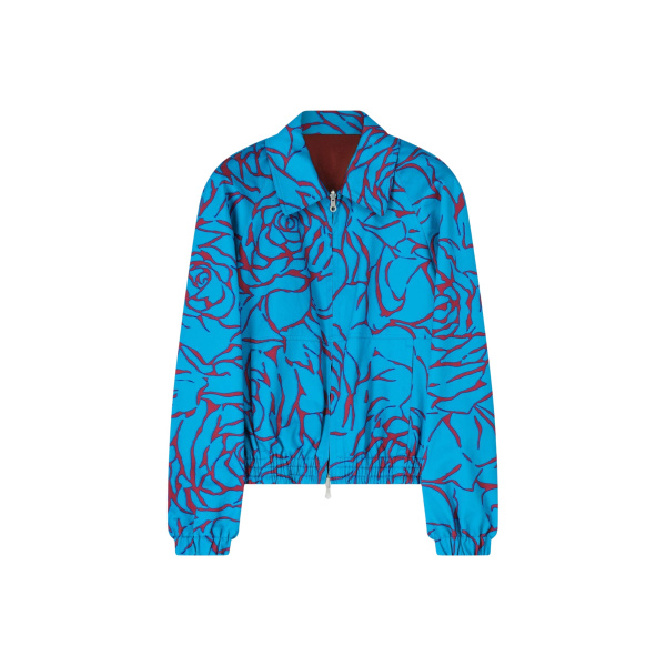 Dries Van Noten Reversible Cotton Blouson Top