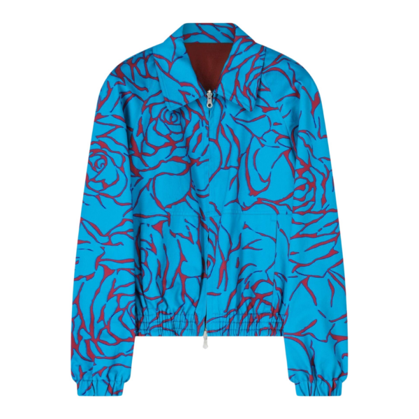 Dries Van Noten Reversible Cotton Blouson - Dries Van Noten Tops - Belgian Fashion Design - Shop at Coveti