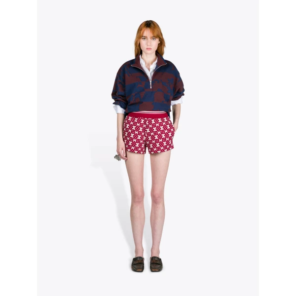 Dries Van Noten Ribbed Jacquard Shorts, view 2