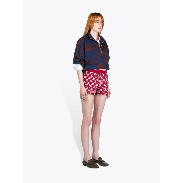 Dries Van Noten Ribbed Jacquard Shorts, view 3