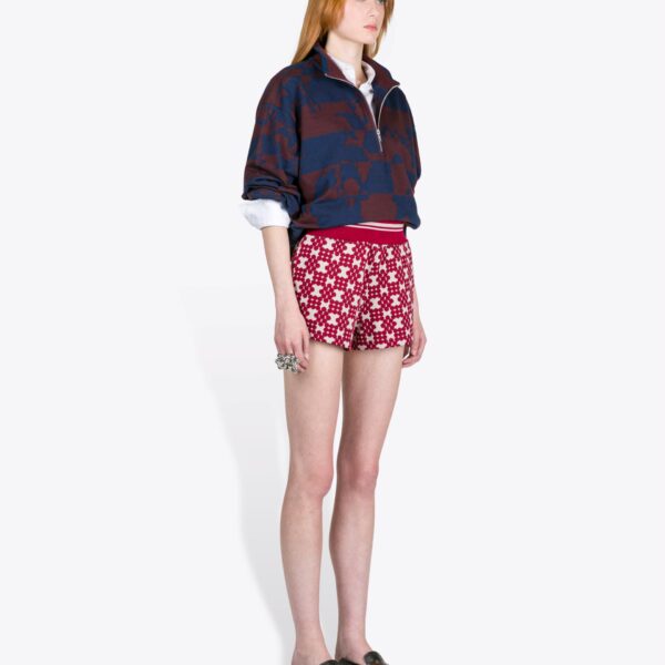 Dries Van Noten Ribbed Jacquard Shorts - Dries Van Noten Shorts - Belgian Fashion Design - Shop at Coveti