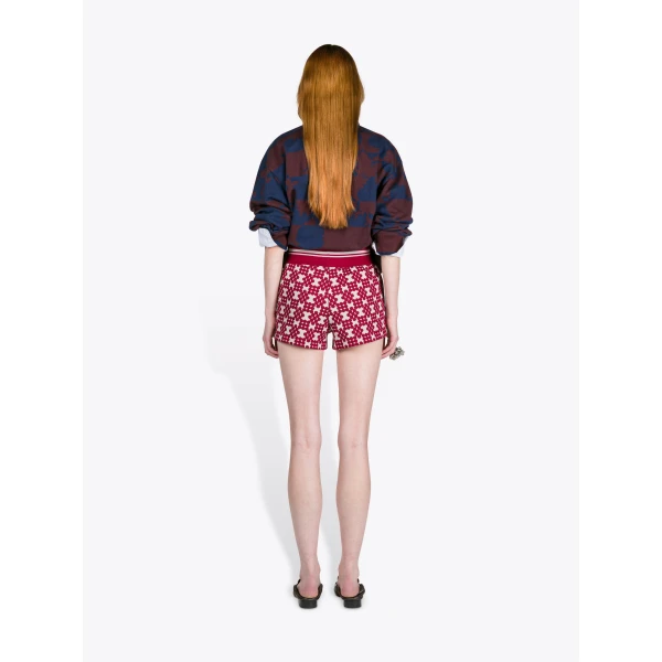 Dries Van Noten Ribbed Jacquard Shorts, view 4