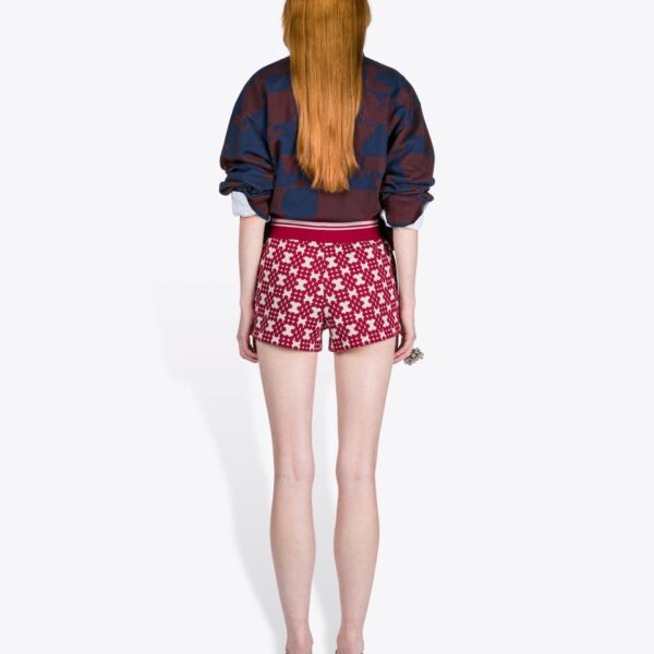 Dries Van Noten Ribbed Jacquard Shorts - Dries Van Noten Shorts - Belgian Fashion Design - Shop at Coveti