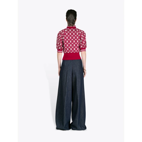 Dries Van Noten Ribbed Jacquard Sweater, view 4