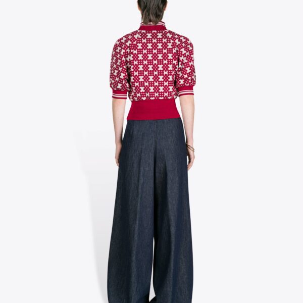 Dries Van Noten Ribbed Jacquard Sweater - Dries Van Noten Knitwear - Belgian Fashion Design - Shop at Coveti