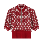 Dries Van Noten Ribbed Jacquard Sweater - Dries Van Noten Knitwear - Belgian Fashion Design - Shop at Coveti