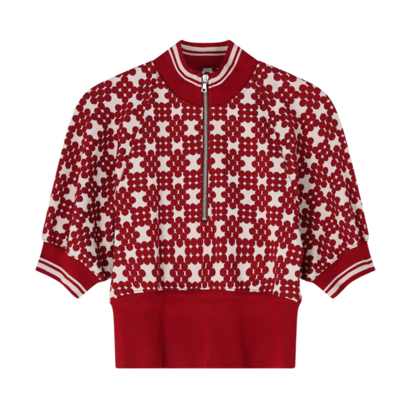 Dries Van Noten Ribbed Jacquard Sweater - Dries Van Noten Knitwear - Belgian Fashion Design - Shop at Coveti