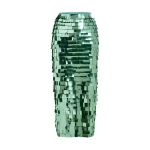 Essentiel Antwerp Green pencil skirt with sequin embellishments - Essentiel Antwerp Skirts - Colorful Belgian Design - Shop at Coveti