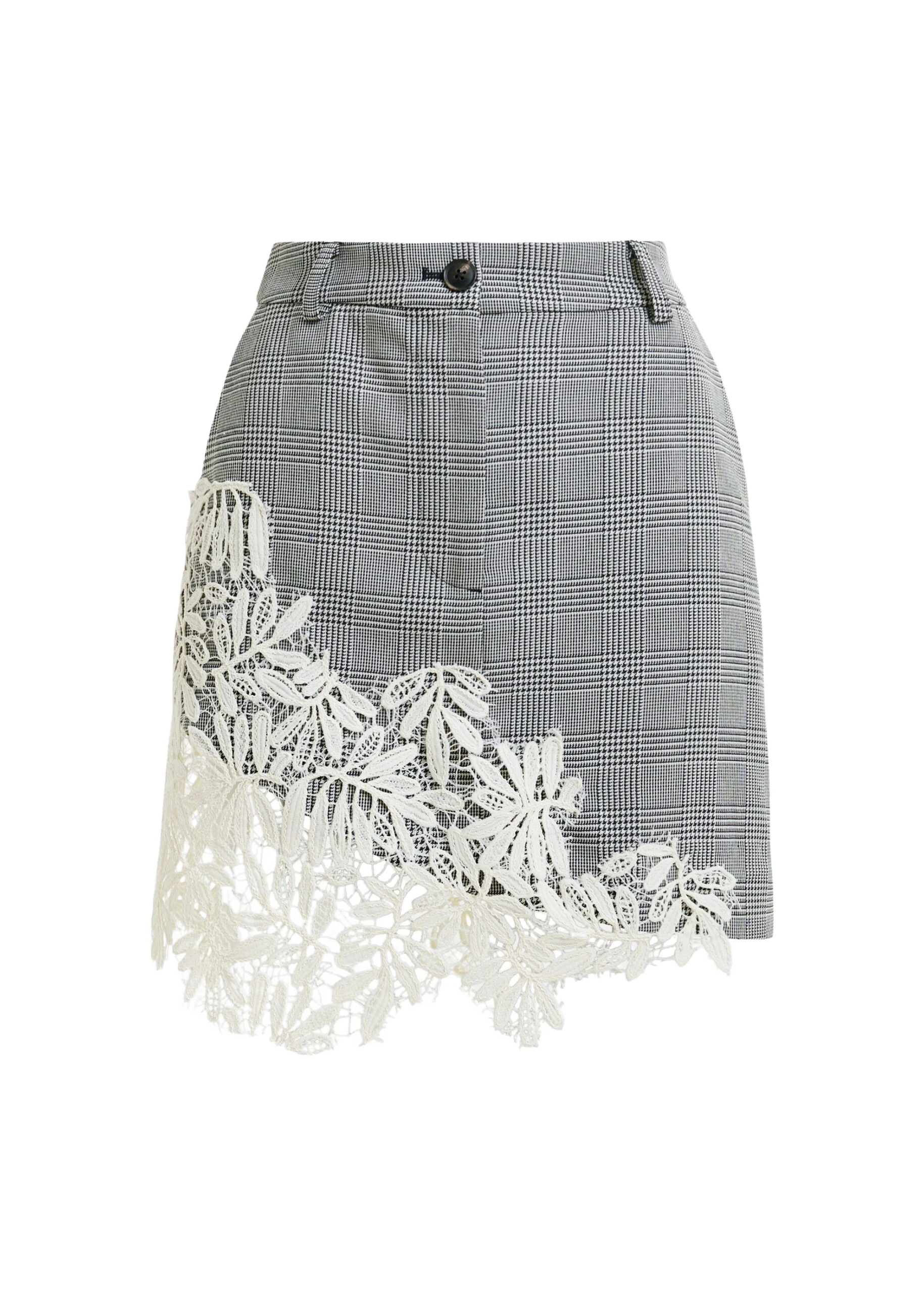 Grey-black-and-white-checked-asymmetric-skirt-with-lace-applique-Essentiel-Antwerp-Skirts-scaled47923_nobg Essentiel Antwerp Grey