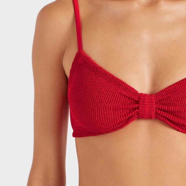Red - Hunza G Crinkle Swimwear - One Size - Shop at Coveti