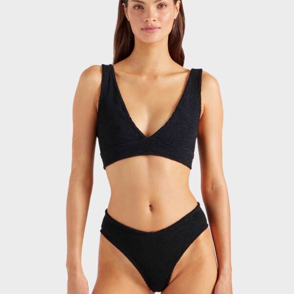 Black - Hunza G Crinkle Swimwear - One Size - Shop at Coveti