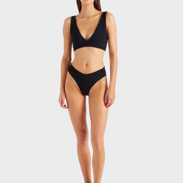 Black - Hunza G Crinkle Swimwear - One Size - Shop at Coveti