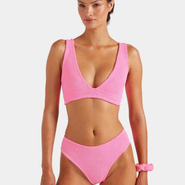 Bubblegum - Hunza G Crinkle Swimwear - One Size - Shop at Coveti
