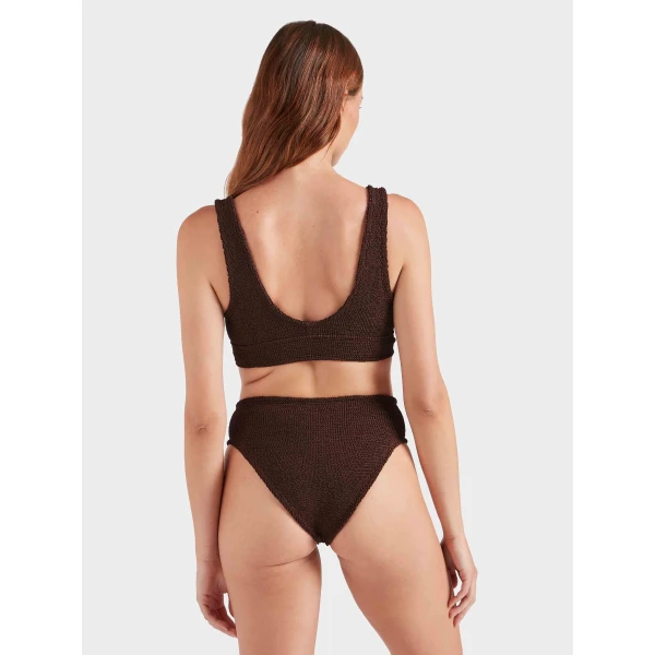 Hunza G Angel Bikini
Metallic Chocolate, view 3