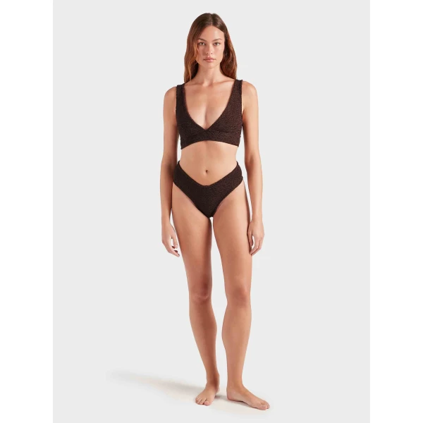 Hunza G Angel Bikini
Metallic Chocolate, view 6