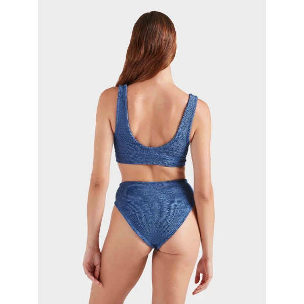 Hunza G Angel Bikini
Metallic Denim, view 3